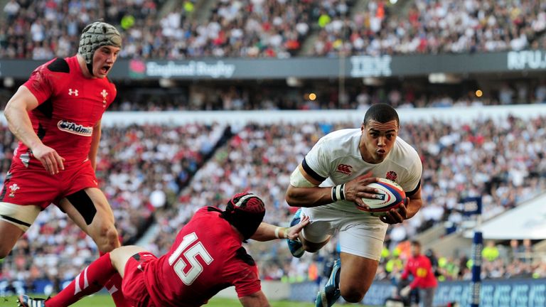 Luther Burrell scores England's second try