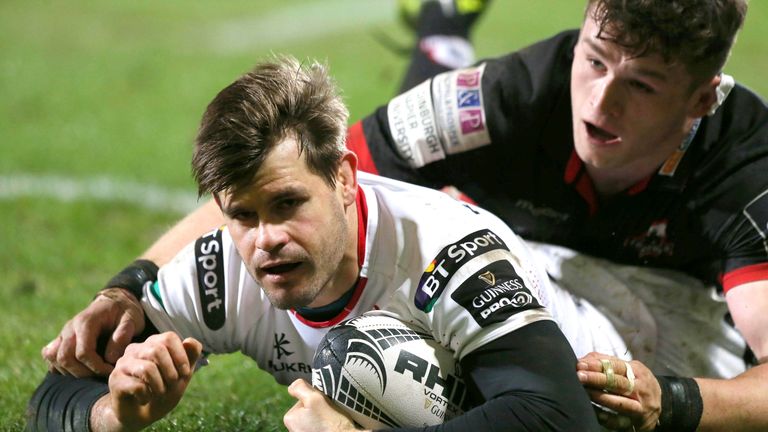 Louis Ludik was among the Ulster try-scorers
